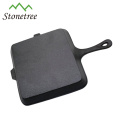 New Pre-seasoned Pan Grill Cast Iron Square Grill Pan